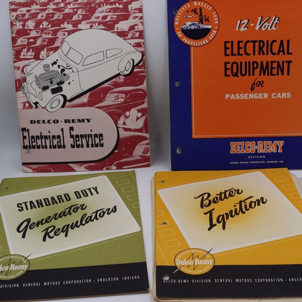 Vintage Delco-Remy Automotive Electrical Manuals Training Materials Lot